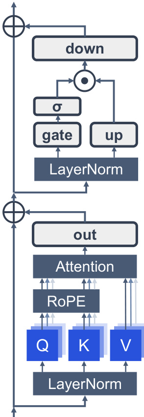 Multi-modal LLM architecture diagram