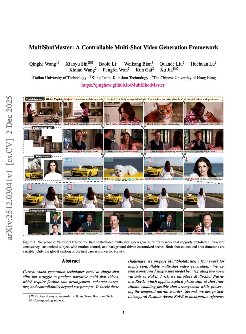 MultiShotMaster: A Controllable Multi-Shot Video Generation Framework