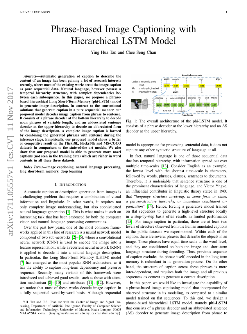 Phrase-based Image Captioning with Hierarchical LSTM Model