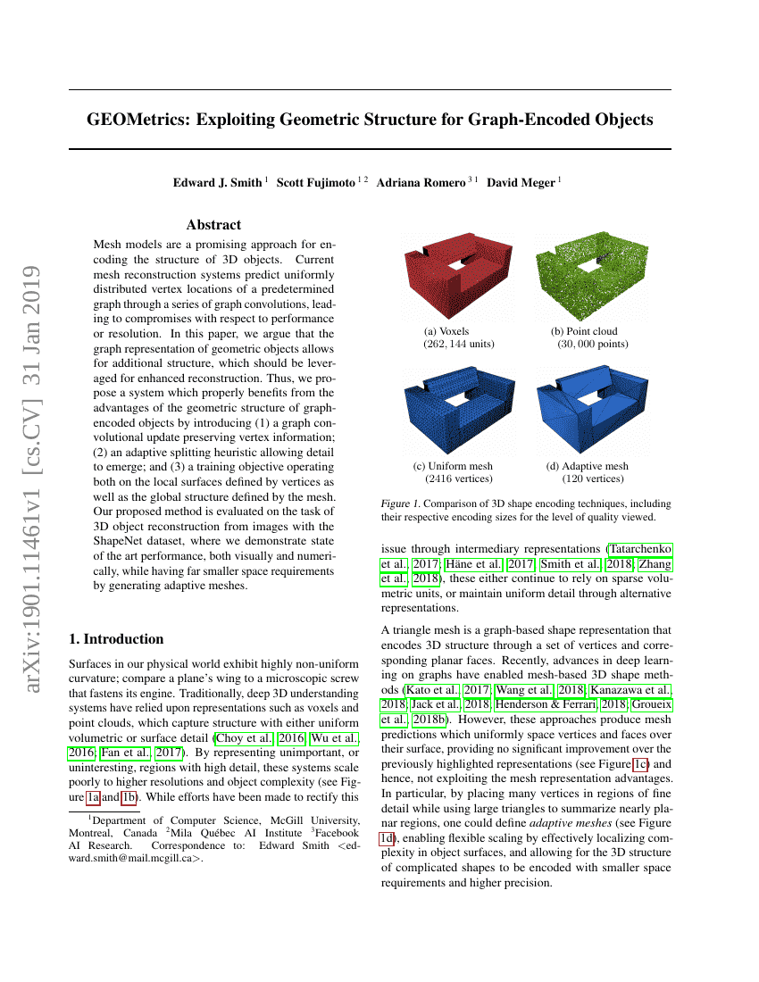 GEOMetrics:利用几何结构编码图对象