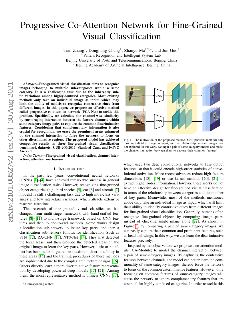 Progressive Co-Attention Network for Fine-grained Visual Classification ...