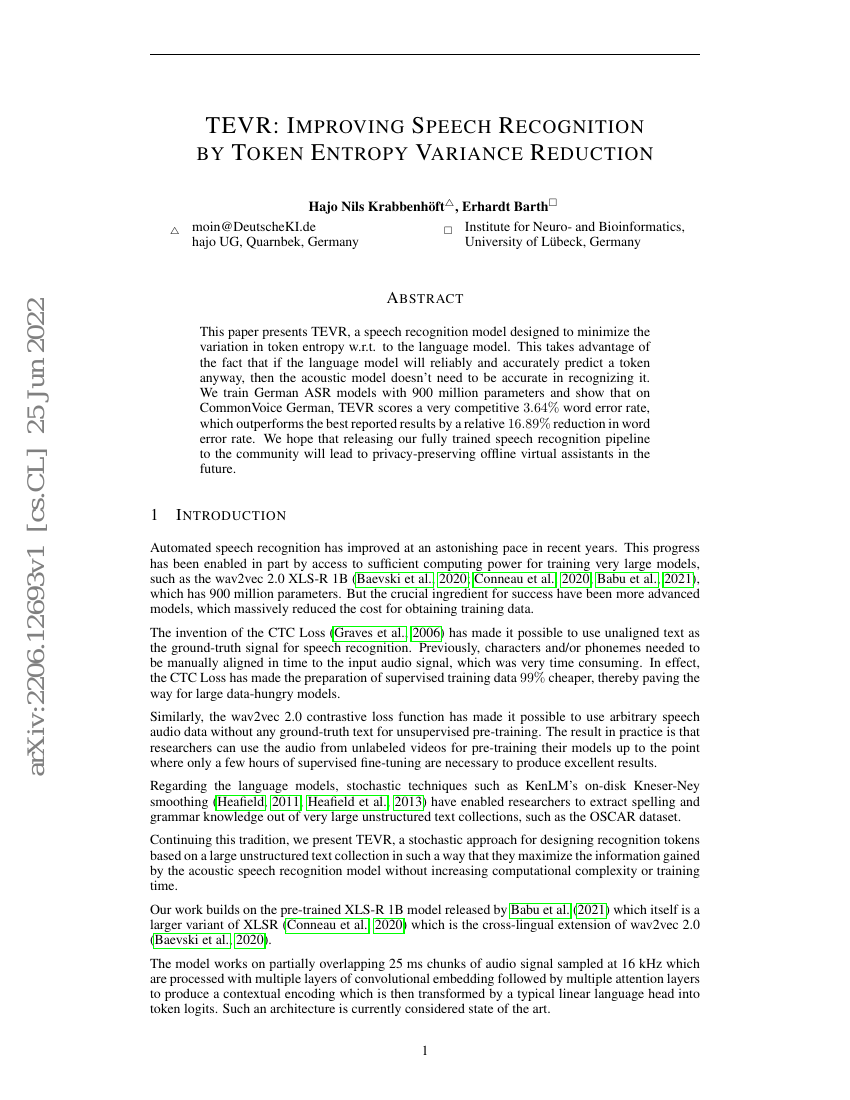 TEVR:通过令牌熵方差缩减提升语音识别性能