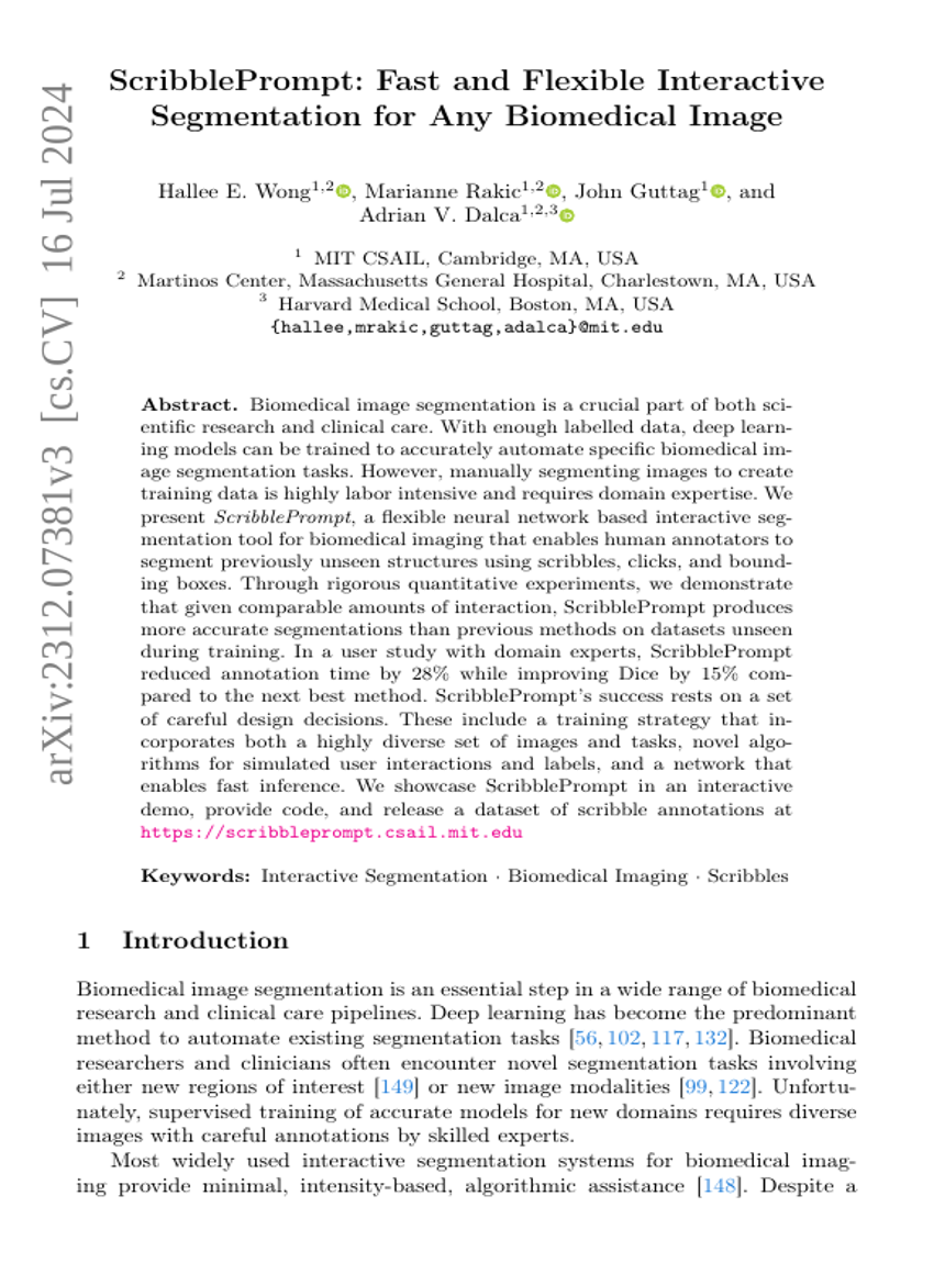 ScribblePrompt: Fast and Flexible Interactive Segmentation for Any Biomedical Image