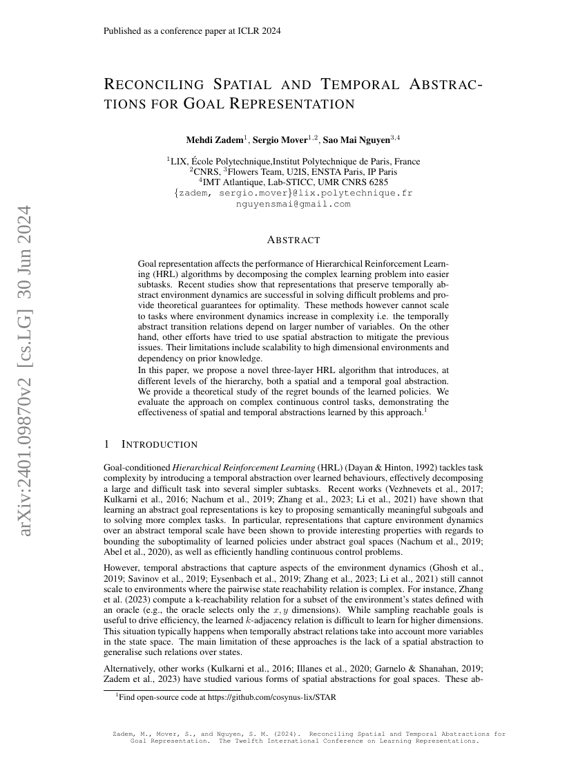 目标表征中的空间与时间抽象的协调