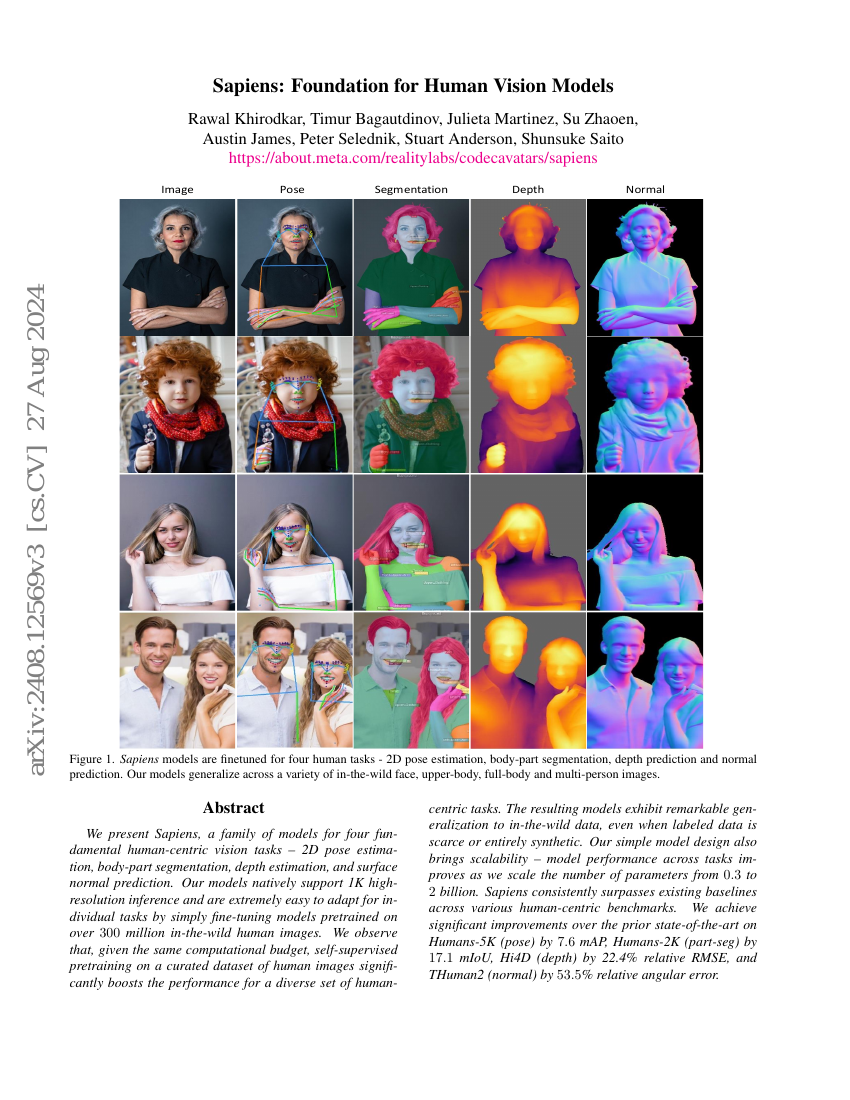 智人：人类视觉模型的基础