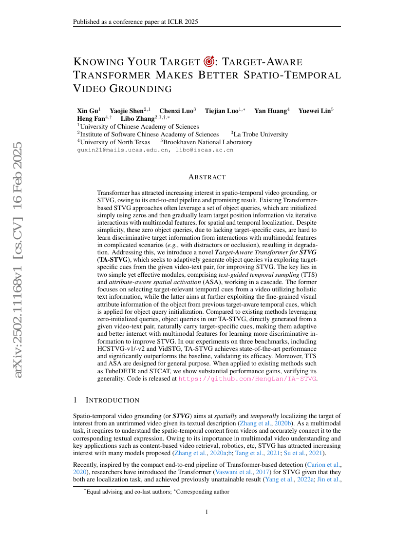 了解你的目标:目标感知Transformer实现更优的时空视频定位