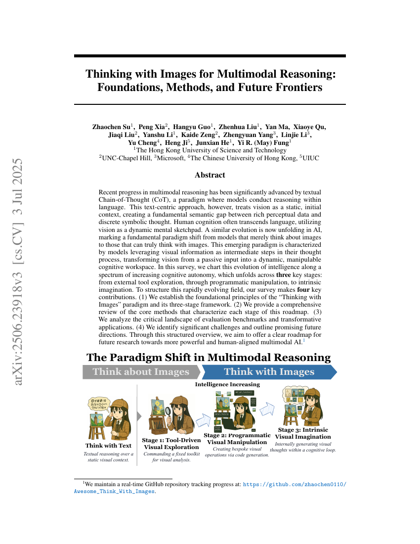 Thinking with Images for Multimodal Reasoning: Foundations, Methods, and Future Frontiers