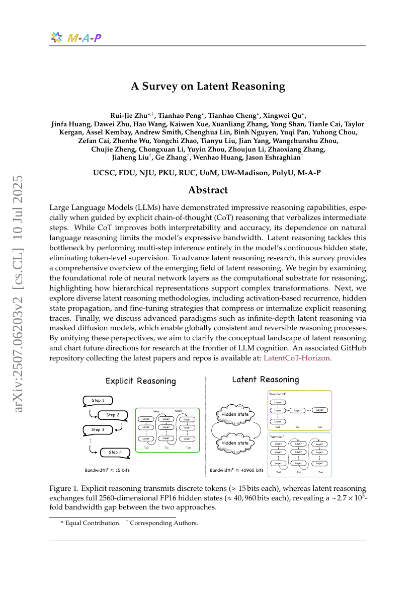 A Survey on Latent Reasoning