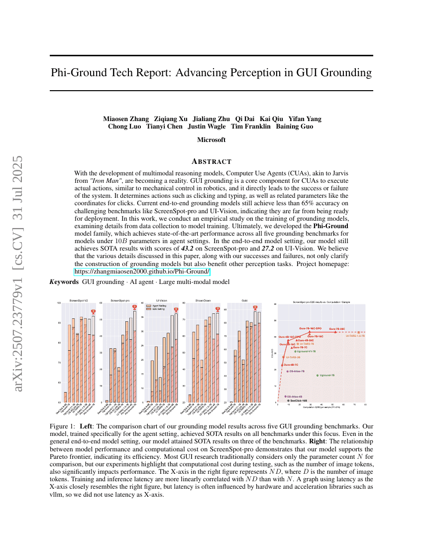 Phi-Ground Tech Report: Advancing Perception in GUI Grounding