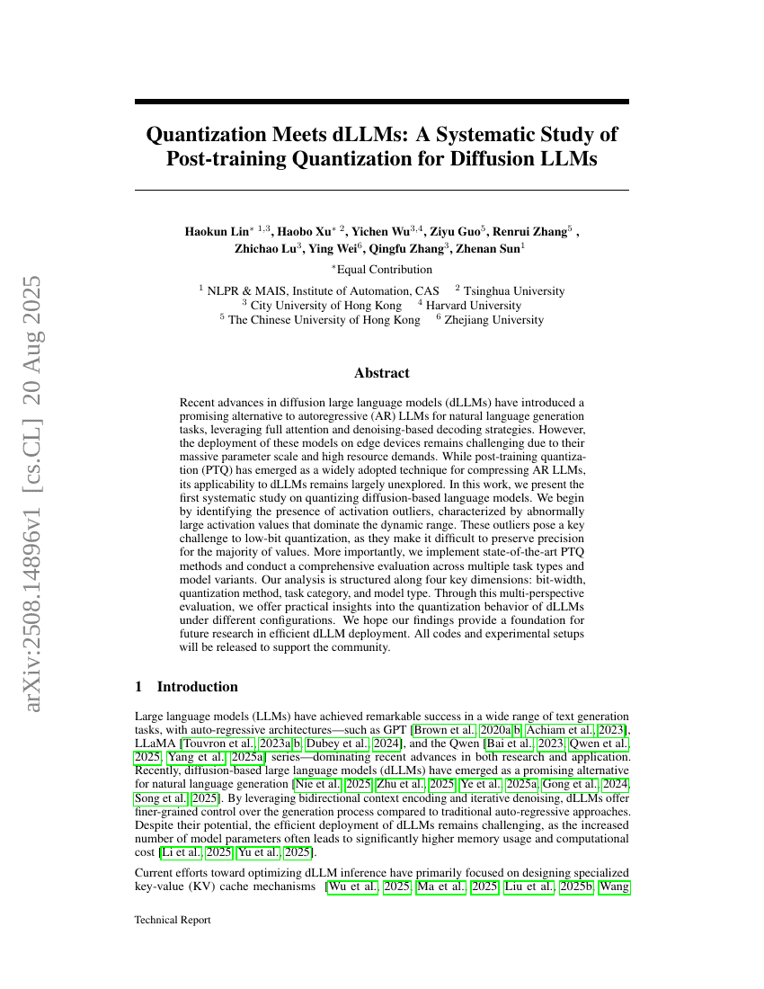 Quantization Meets dLLMs: A Systematic Study of Post-training Quantization for Diffusion LLMs