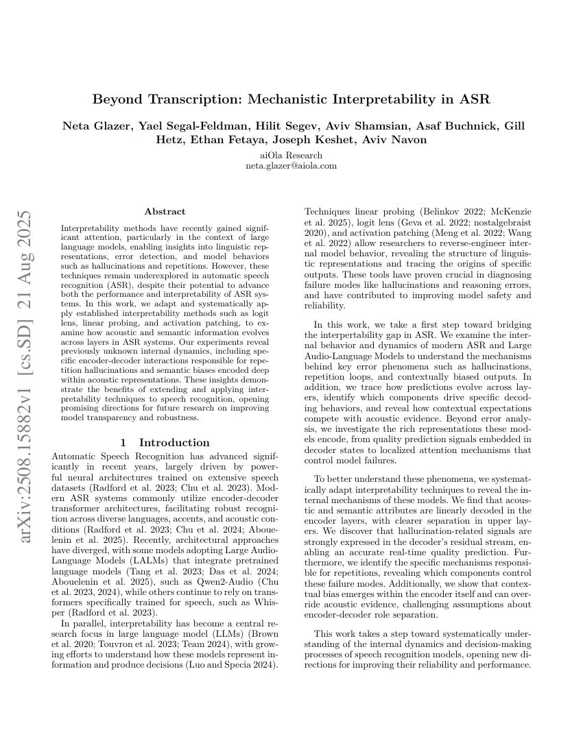 Beyond Transcription: Mechanistic Interpretability in ASR