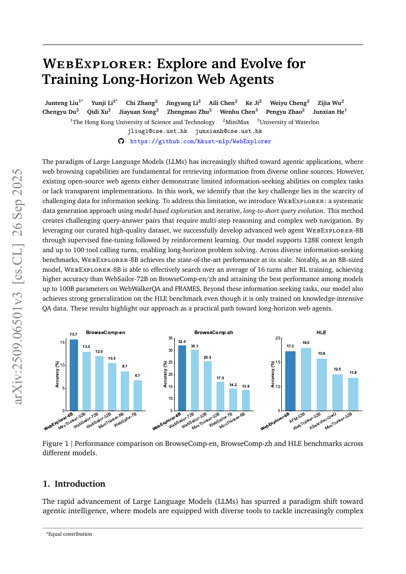 WebExplorer: Explore and Evolve for Training Long-Horizon Web Agents