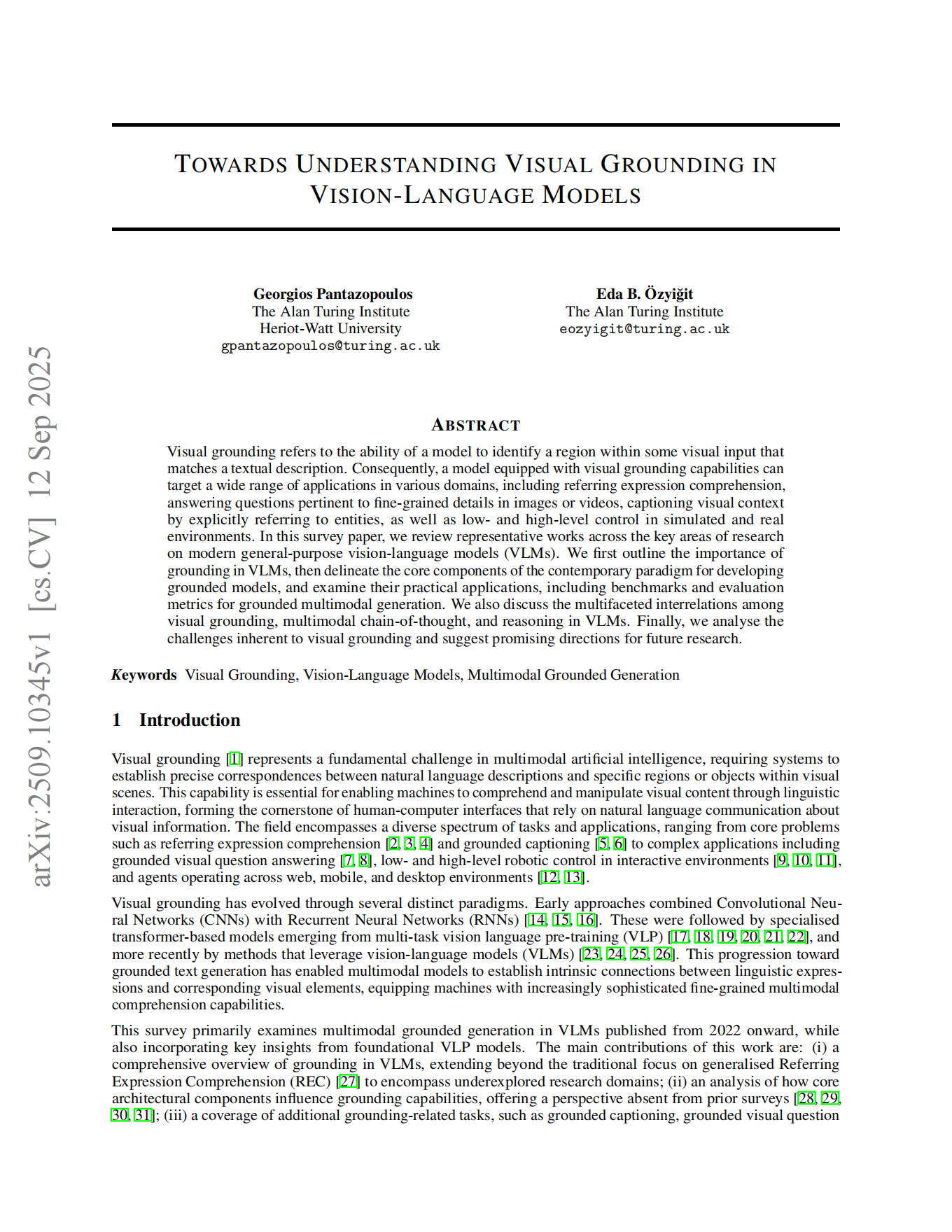 Towards Understanding Visual Grounding in Visual Language Models