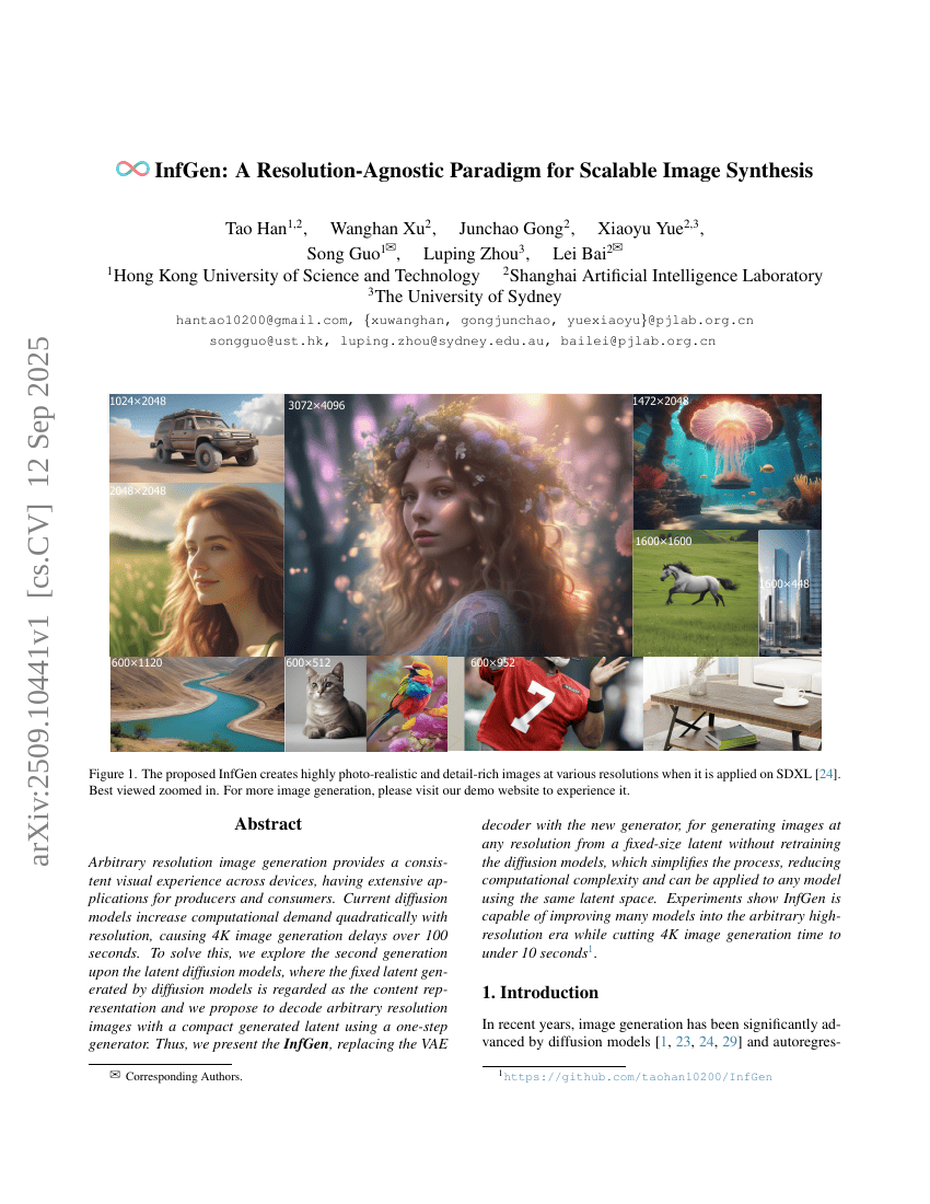 InfGen: A Resolution-Agnostic Paradigm for Scalable Image Synthesis