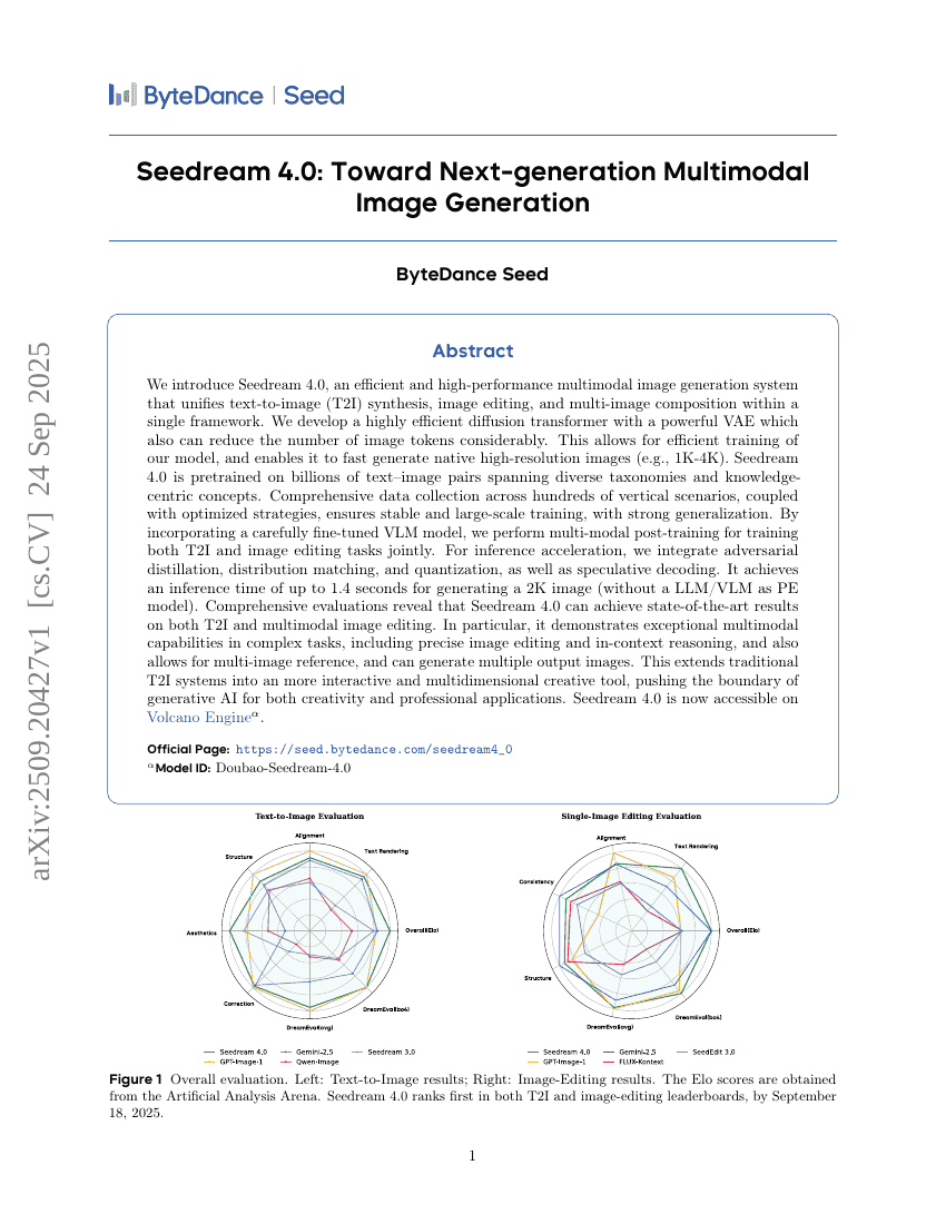 Seedream 4.0: Toward Next-generation Multimodal Image Generation