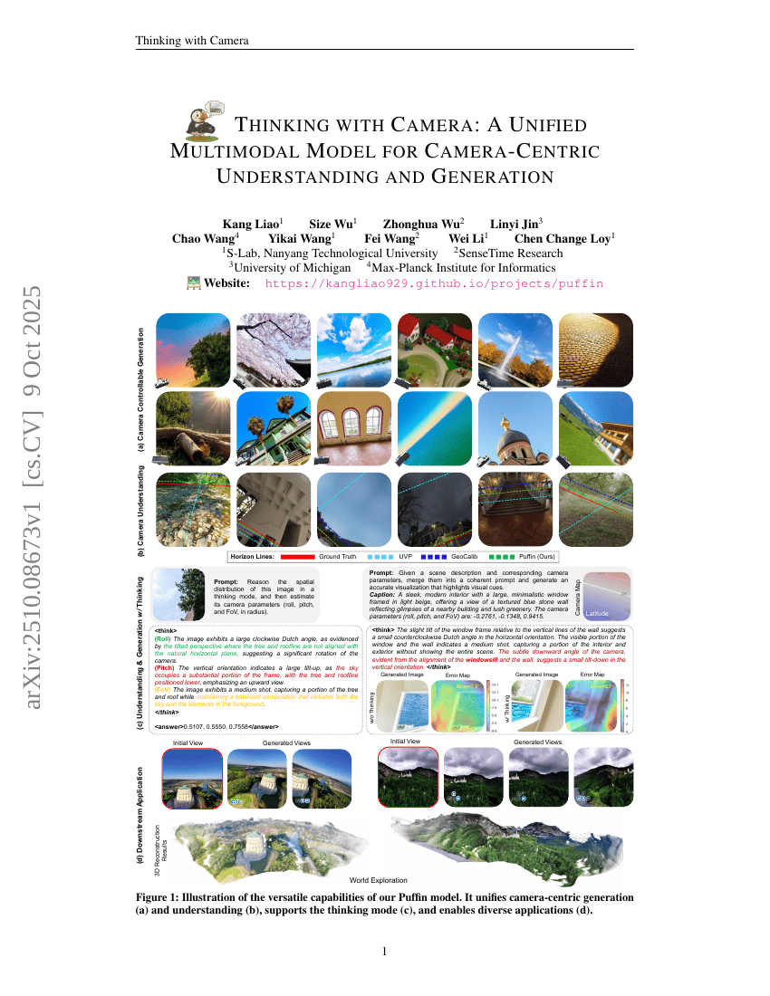 Thinking with Camera: A Unified Multimodal Model for Camera-Centric
Understanding and Generation