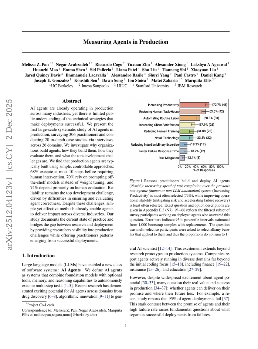 Messung von Agenten in der Produktion
