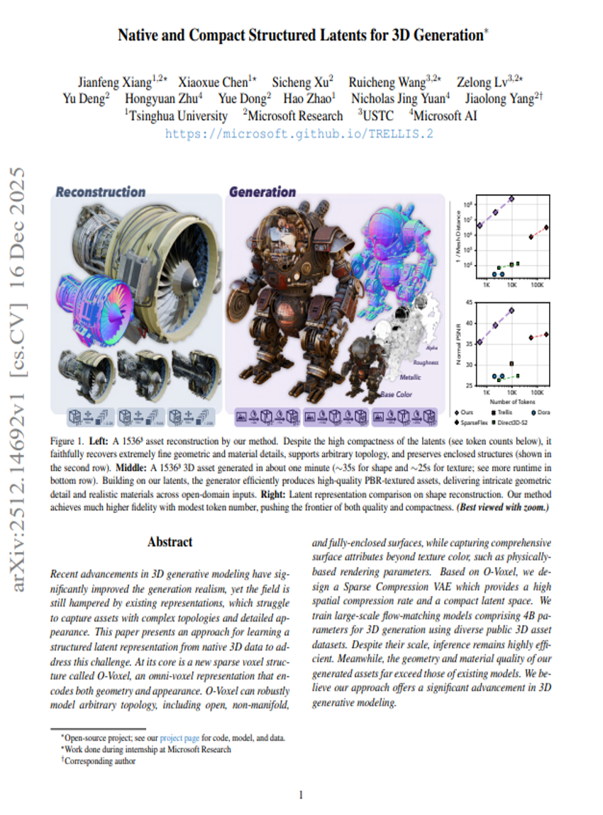 Native and Compact Structured Latents for 3D Generation