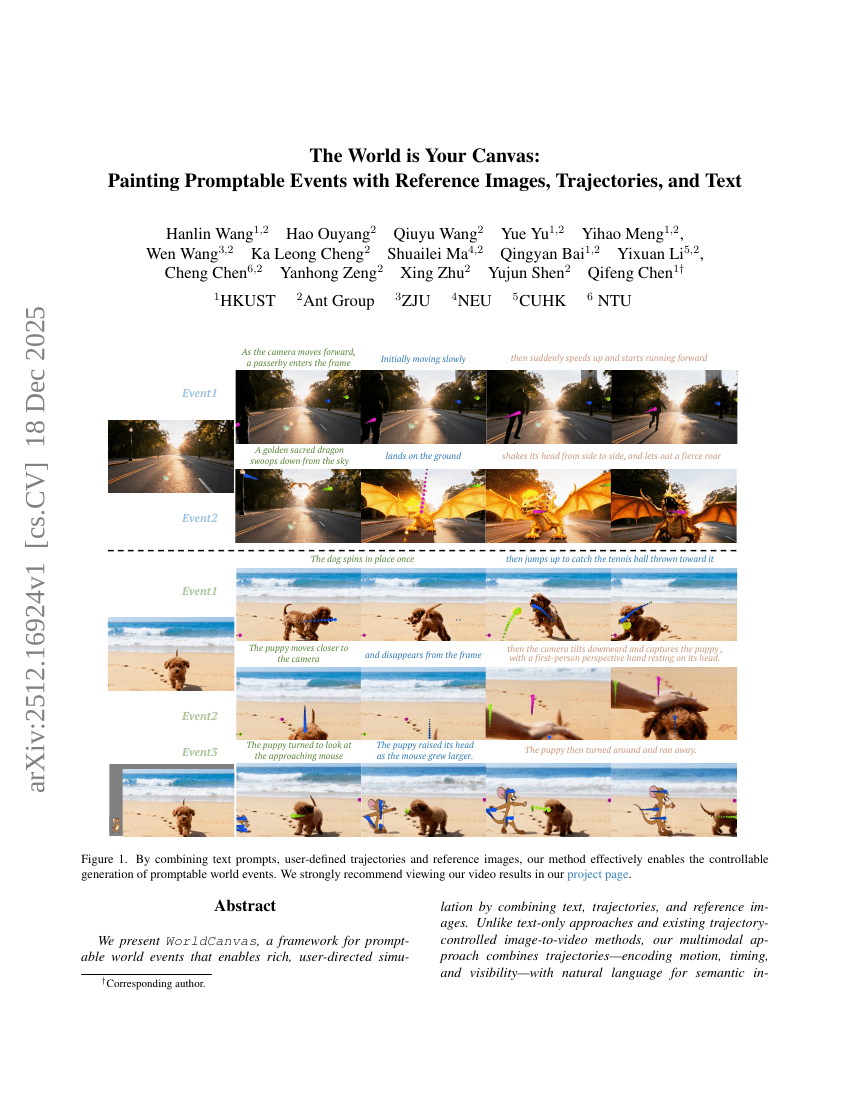 The World is Your Canvas: Painting Promptable Events with Reference Images, Trajectories, and Text