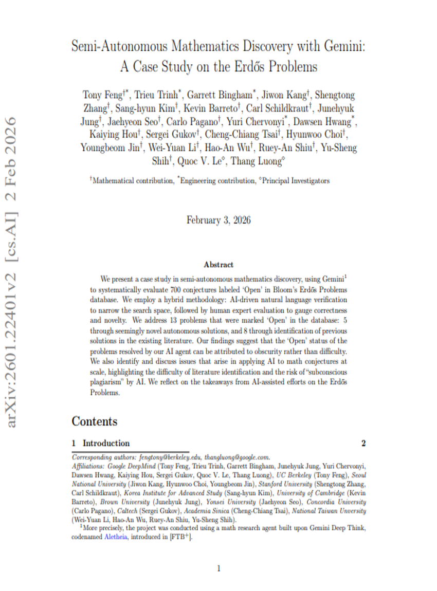 Semi-Autonomous Mathematics Discovery with Gemini: A Case Study on the Erdős Problems