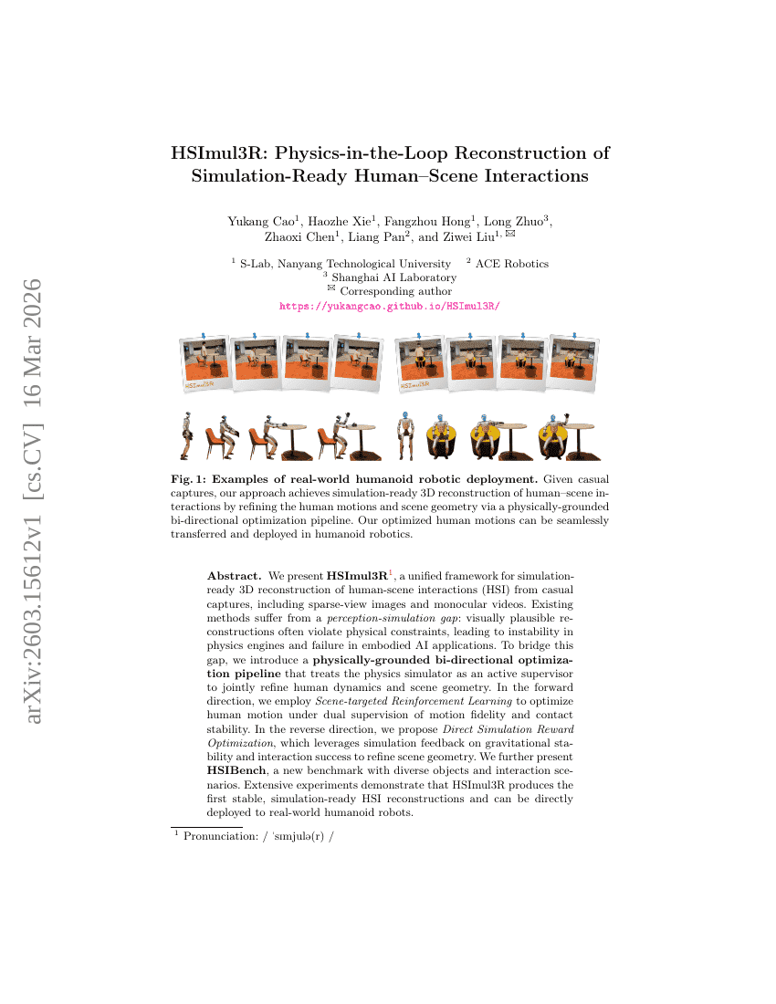 HSImul3R: Physics-in-the-Loop Reconstruction of Simulation-Ready Human-Scene Interactions