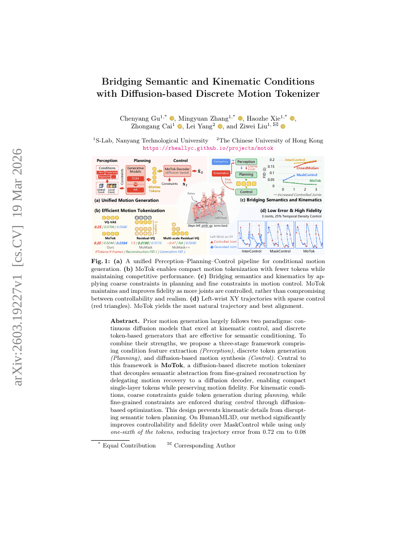 Bridging Semantic and Kinematic Conditions with Diffusion-based Discrete Motion Tokenizer