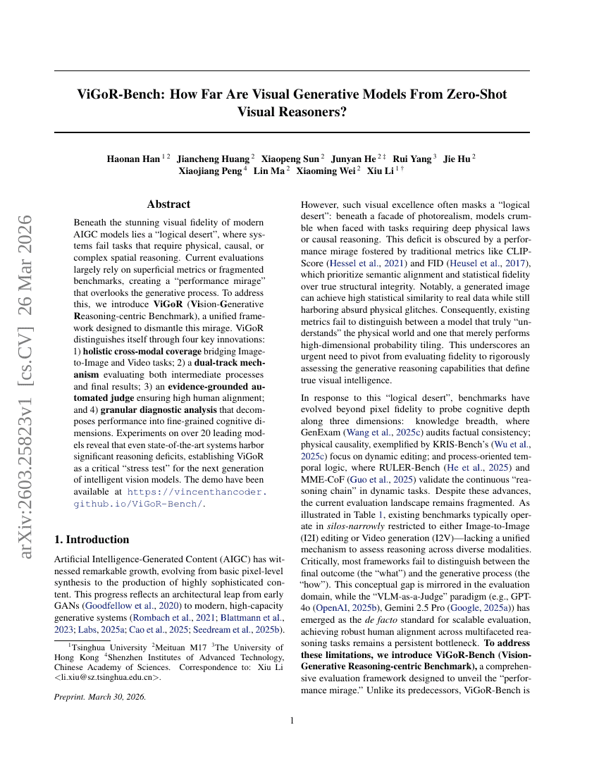 ViGoR-Bench: How Far Are Visual Generative Models From Zero-Shot Visual Reasoners?