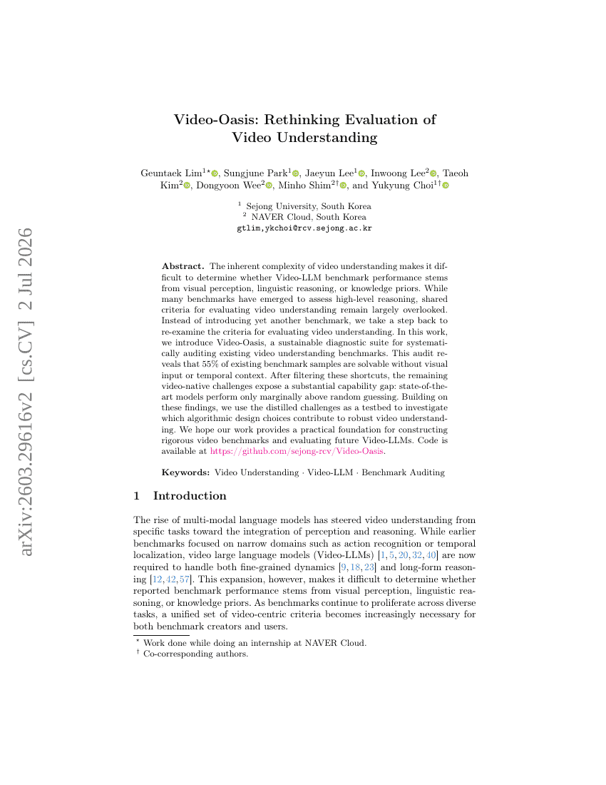 Video-Oasis: Rethinking Evaluation of Video Understanding