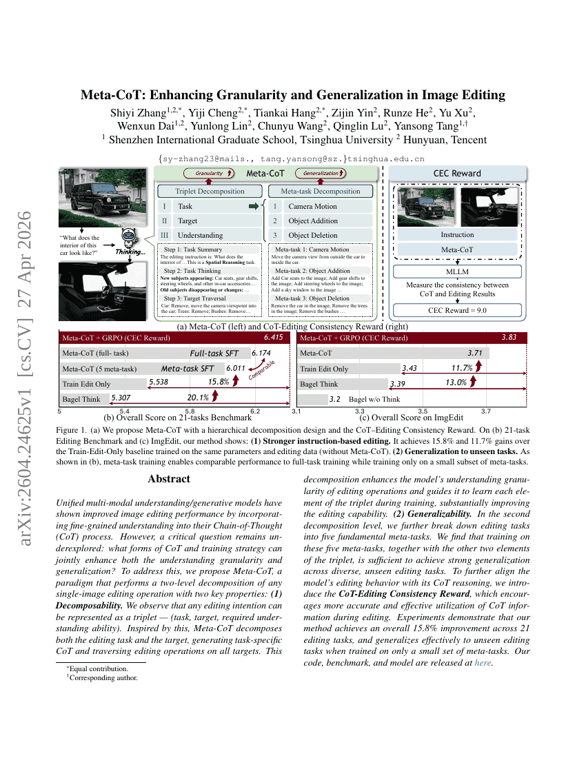 Meta-CoT：增强图像编辑的粒度与泛化能力