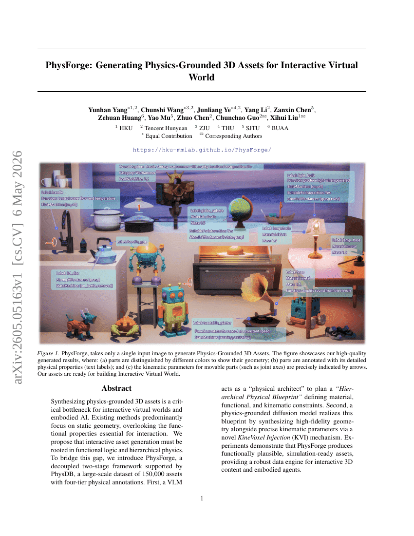 PhysForge: Generating Physics-Grounded 3D Assets for Interactive Virtual World