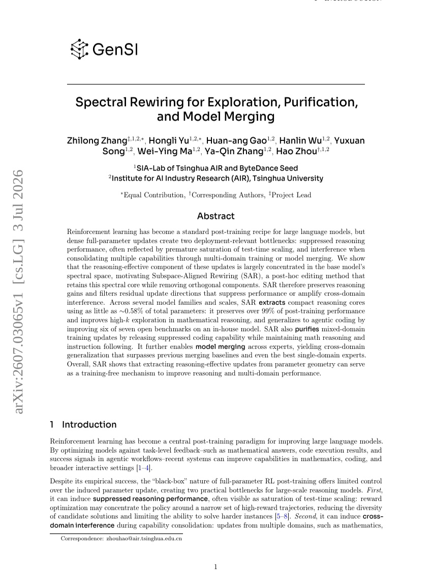 Spektrale Neuverdrahtung für Exploration, Bereinigung und Modellfusion