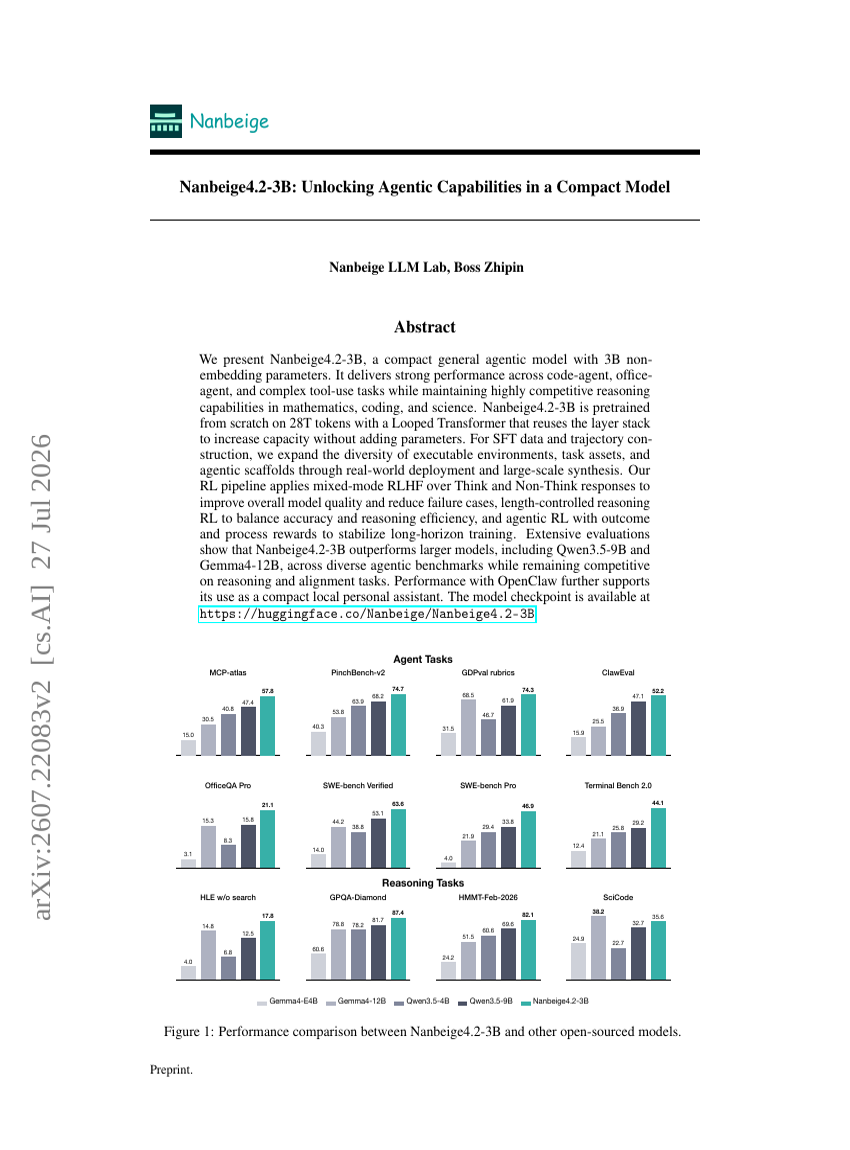 Nanbeige4.2-3B: Unlocking Agentic Capabilities in a Compact Model