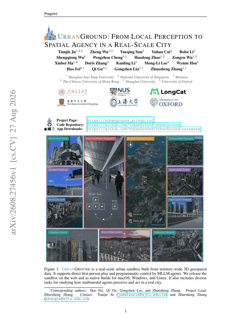 URBANGROUND: FROM LOCAL PERCEPTION TO SPATIAL AGENCY IN A REAL-SCALE CITY