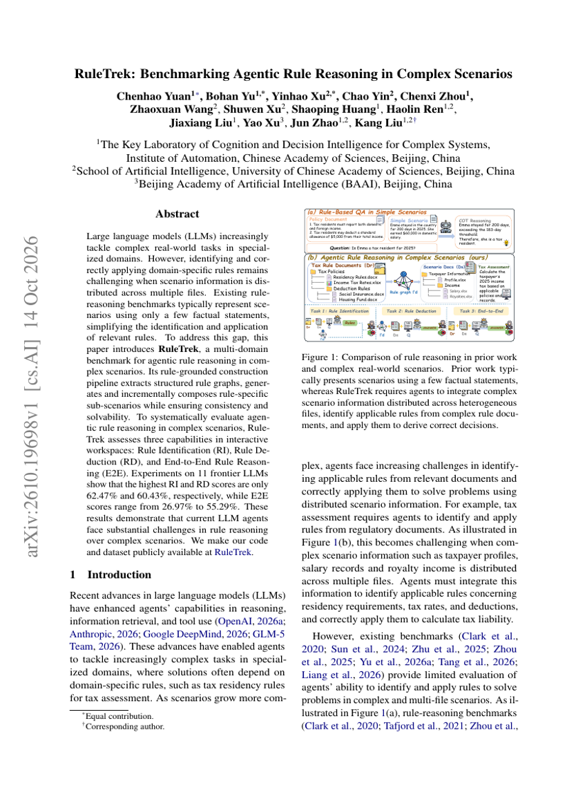 RuleTrek: Benchmarking Agentic Rule Reasoning in Complex Scenarios