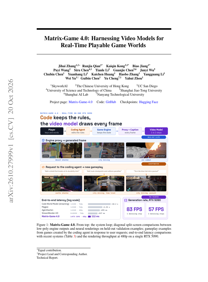 Matrix-Game 4.0: Harnessing Video Models for Real-Time Playable Game Worlds