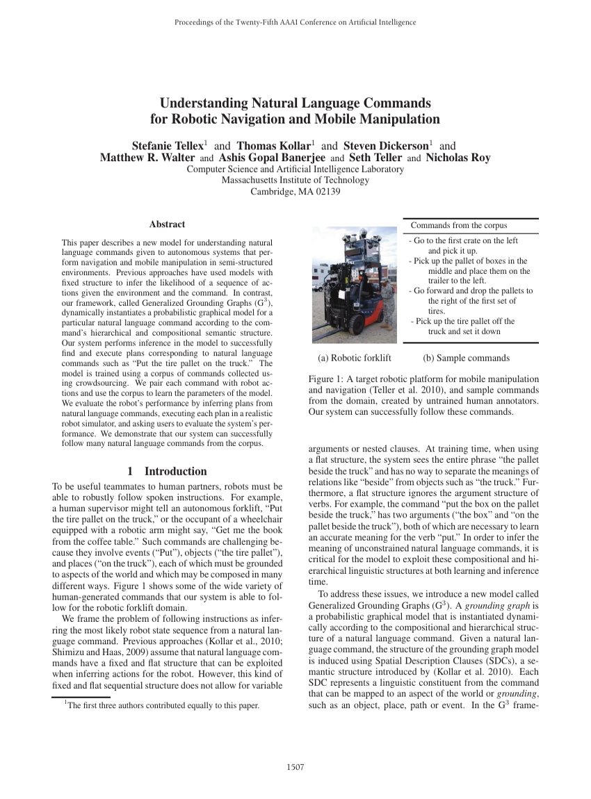 Understanding Natural Language Commands for Robotic Navigation and Mobile Manipulation