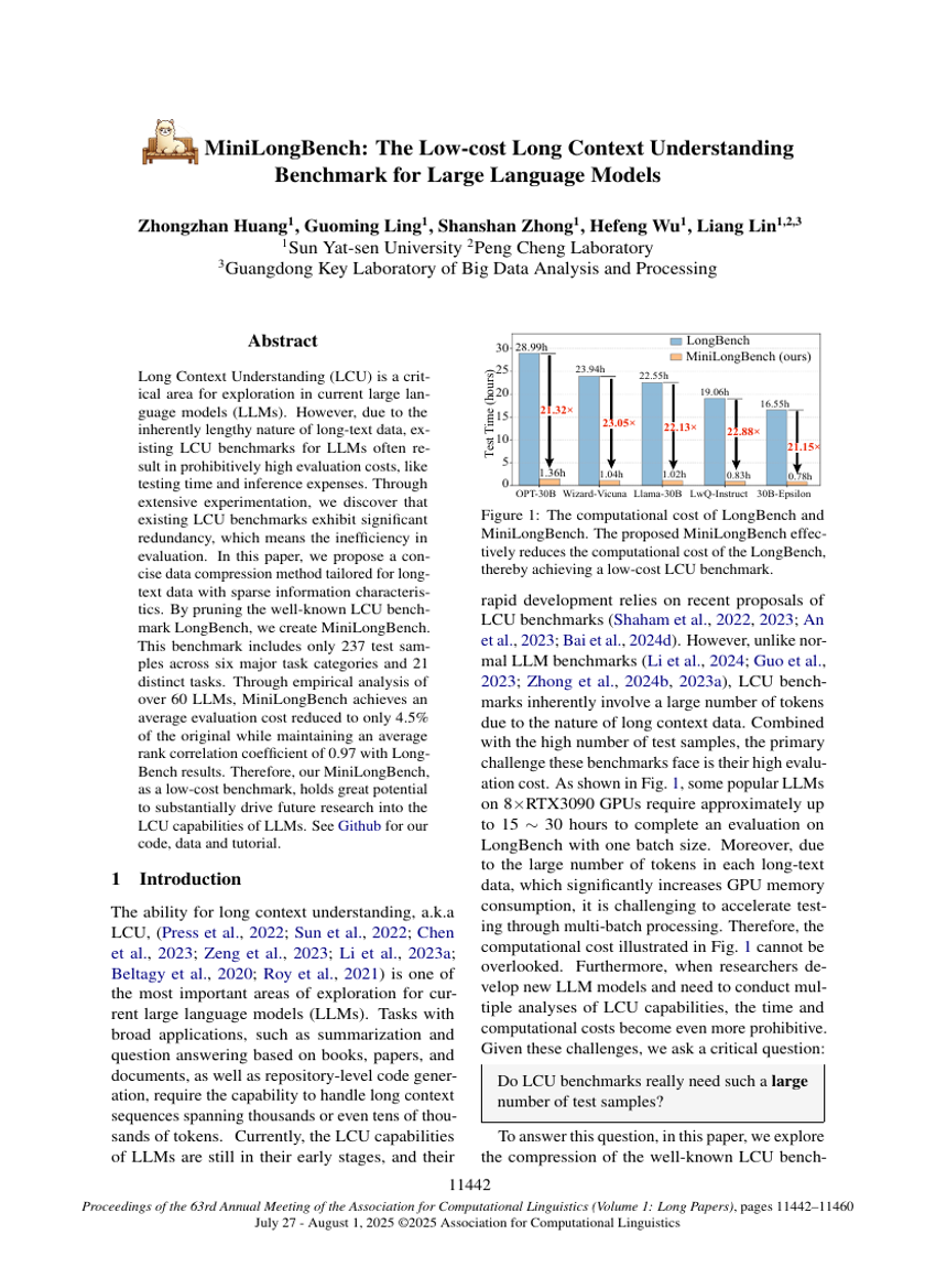 MiniLongBench: The Low-cost Long Context Understanding Benchmark for Large Language Models