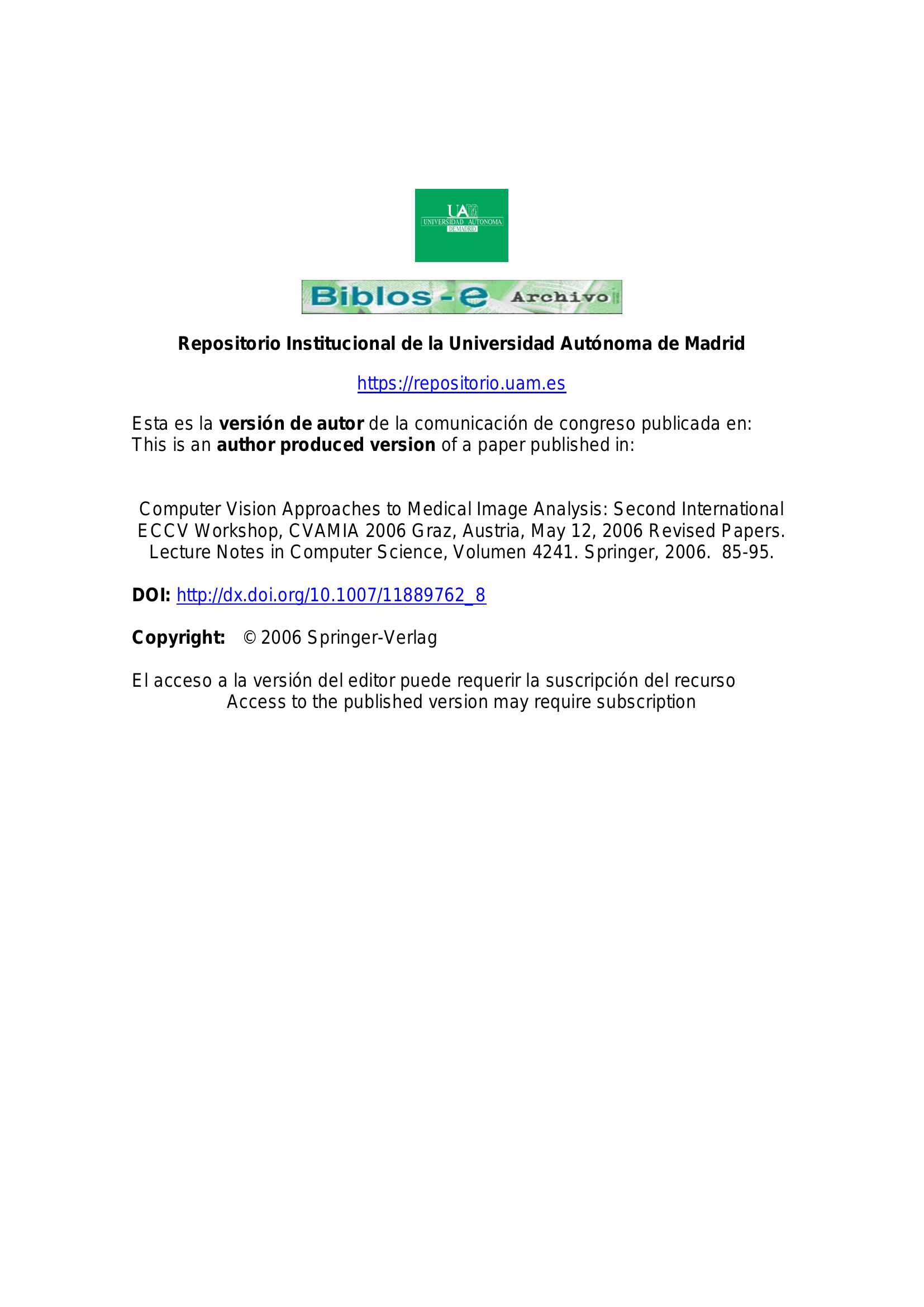Registration cohérente et élastique de coupes histologiques utilisant une régularisation par spline vectorielle