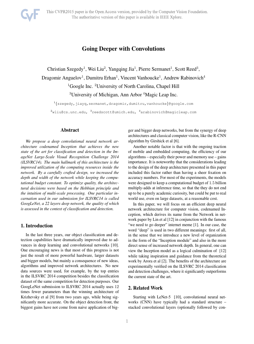 Going Deeper with Convolutions