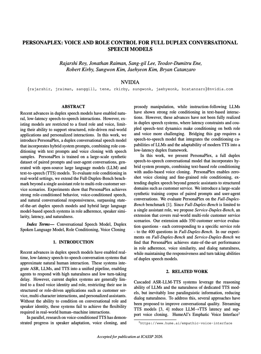 PERSONAPLEX: STIMMEN- UND ROLLENSTEUEURUNG FÜR VOLLDUPLEX-KONVERSATIONELLE SPRACHMODELLE
